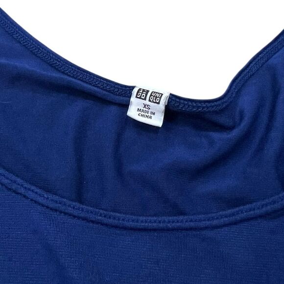 Uniqlo Royal Blue Thin Long Sleeve Tee XS - Picture 3 of 4